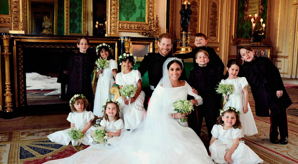 British Royal Family Shares Official Wedding Photographs Meghan and Harry