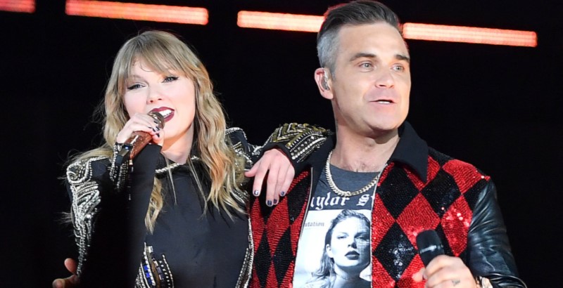 Taylor Swift Surprises London Fans with Robbie Williams