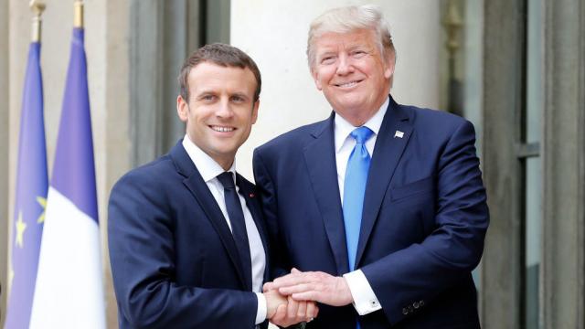 Trump Suggested that Macron Step Out of the EU