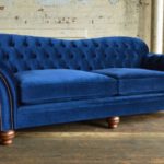 Velvet Chesterfield Sofa-Grace of Your Living Room