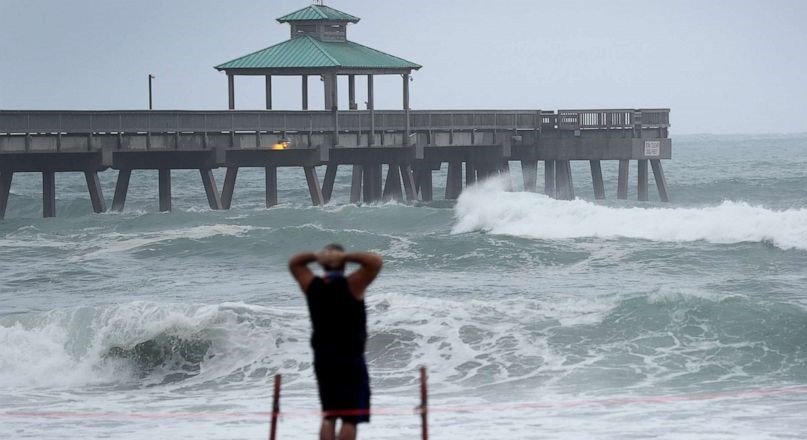 Tropical Storm Isaias Swells Back to Hurricane Force