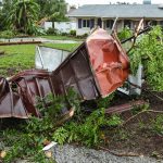 Tornado Rips Bathtub with Two Young Children in it From Home in US